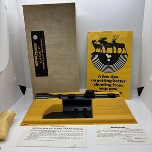 Vintage Weaver K1.5 Dual X Reticle 1100/870 Shotgun Scope Mount System with box